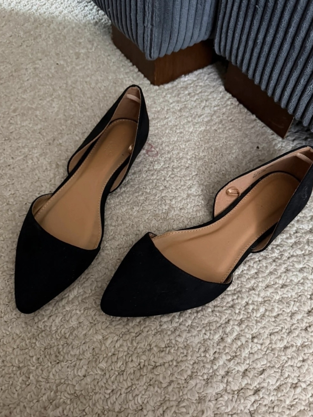 Pointed D'Orsay Flat - Classic  Charlotte Russe Black